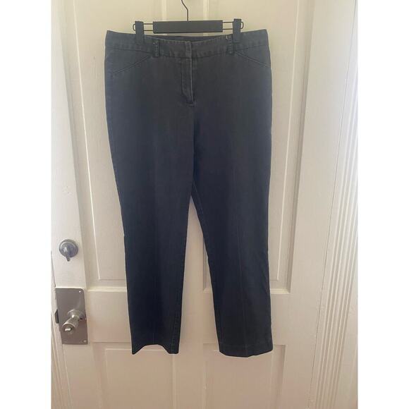 New Directions Pants - Women’s New Directions Black Trousers Size 12 Belt loops Zipper and Button